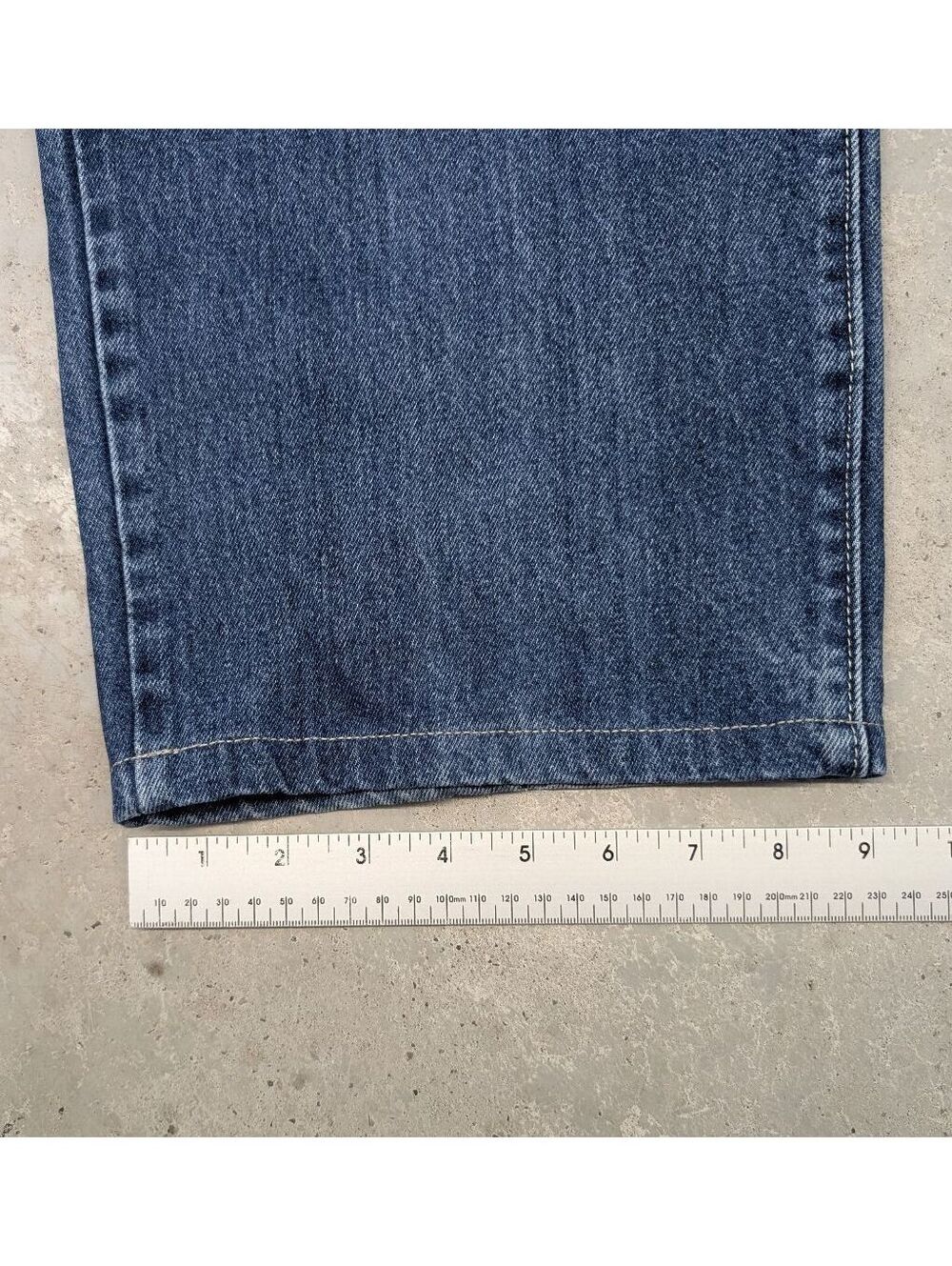 Vintage Y2K Shady Limited Baggy Blue Denim Jeans - Picture 6 of 8
